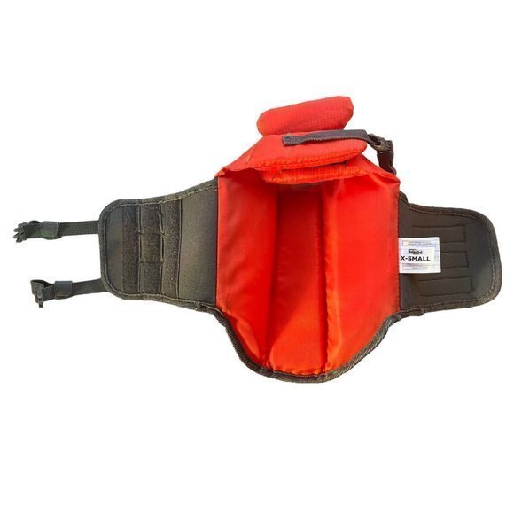 Outward Hound Ripstop Dog Life Jacket Extra Small 5-15 Lbs Orange Gray - Picture 3 of 7